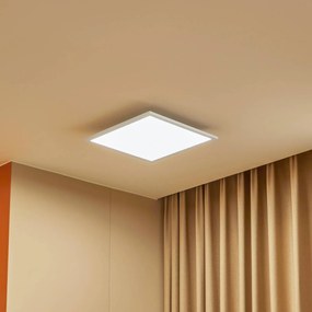 Pannello LED Lamin Lindby, dimmerabile, Bianco / Opale, Soggiorno / Sala da pranzo, Moderno, Plafoniera LED