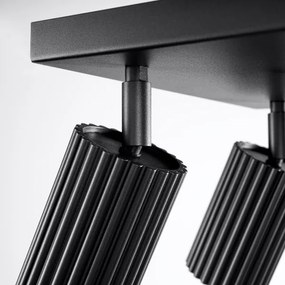 Sollux SL.1583 - Faretto KARBON 4xGU10/10W/230V nero