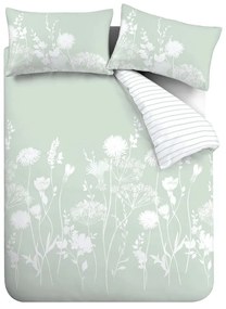 Biancheria da letto bianca e verde , 200 x 200 cm Meadowsweet Floral - Catherine Lansfield