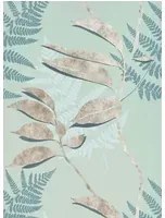 Tapete Feuille D Or von Osborne & Little - Sage / Gold
