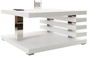 Tavolino KYOTO 31x60 cm bianco opaco