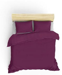 Biancheria da letto in viola scuro in cotone renforcé per letto matrimoniale 200x200 cm – Mijolnir