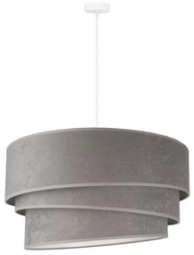 Duolla - Lampadario a sospensione con filo DEVON 1xE27/40W/230V diametro 45 cm grigio