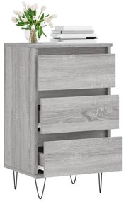 Credenza grigio sonoma 40x35x70 cm in legno multistrato