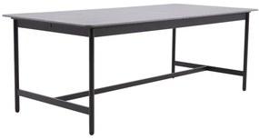 Tavolo da giardino allungabile Idunn NATERIAL in alluminio nero con piano in materiale composito  per 10 persone 100/280.6x280.6cm