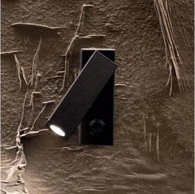 Ideal Lux - Faretto da parete LED PAGE LED/3W/230V CRI 90 nero