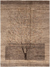 Loribaft Tappeto 190 x 260 Grigio (Iran) Annodato A Mano