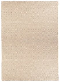 Tappeto per esterni bifacciale crema in plastica riciclata, 120 x 180 cm Solitaire - Green Decore