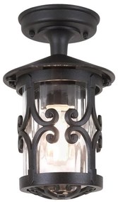 Elstead - Plafoniera da esterno HEREFORD 1xE27/100W/230V IP23 nero