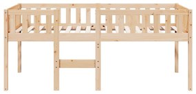 Letto per bambini senza materasso 90x190 cm legno massello pino