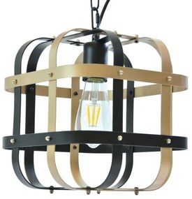 Lampadario su fune KLATKA 1xE27/10W/230V