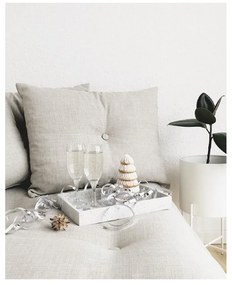 Poggiapiedi Natural Clear/Beige Senza - Karup Design