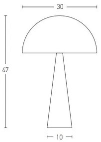 Zambelis 20210 - Lampada da tavolo 1xE27/25W/230V nero