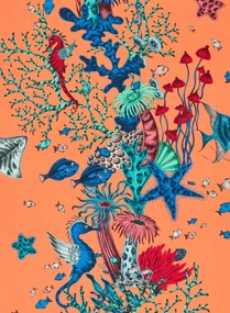 Clarke & Clarke Carta da parati Seaforest - Peach