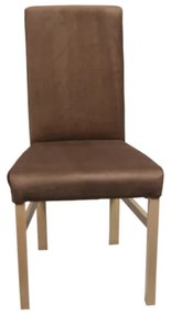 Sedia da pranzo ALISON marrone/faggio