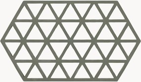 Set di 6 sottobicchieri grandi in silicone Triangles