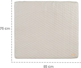 Materassino per fasciatoio 75x85 cm Greyish gesteppt – Roba