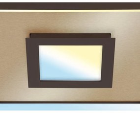 Plafoniera LED Frame dorato IP20 cct da bianco caldo a bianco freddo con regolazione di temperatura, 3600 lumen BRILONER