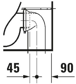 Duravit 21150900002 - WC a pavimento D-CODE ceramica/bianco lucido
