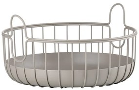 Cestino in metallo ø 22x8 cm Inu - Zone