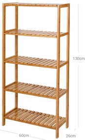 Scaffale WODY marrone