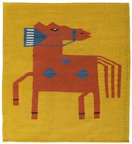 Kilim Tappeto orientale 100 x 110 (Tacchino) Tessuto A Mano