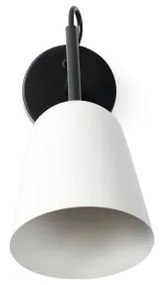 FARO 28258 - Applique STUDIO 1xE14/8W/230V bianco/nero