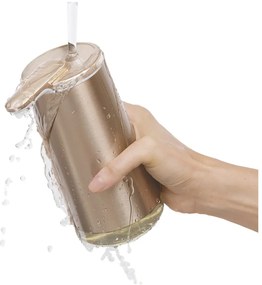 Distributore automatico di sapone in acciaio color oro 266 ml - simplehuman