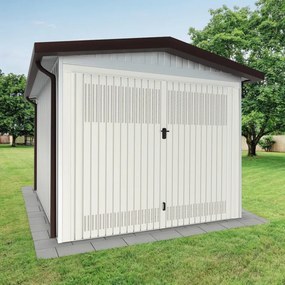 Garage acciaio Chicago SAPIL, con porta basculante 11.04 m², Sp 40 mm
