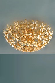 6-light ceiling Murano glass - Sweet Flower - 503/PL6 - Arredoluce Oro 24 kt