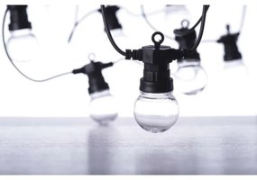 Catena decorativa LED per esterni 50xLED/10m IP44 trasparente