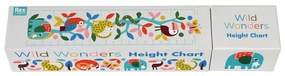 Adesivo murale con metro per bambini 28,5x115 cm Wild Wonders - Rex London