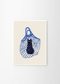 Poster 30x40 cm The Cat’s In The Bag – Chloe Purpero Johnson – The Poster Club