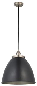 Endon 98749 - FRANKLIN Lampada a sospensione con cavo 1xE27/10W/230V nero/ottone