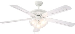 Ventilatore da soffitto Bahamas bianco , D. 132 cm INSPIRE