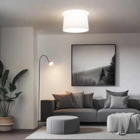 Brilagi - Plafoniera LED CERIA 1xE27/40W/230V Ø 45 cm bianca