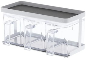 Set di contenitori per alimenti per la farina/per i prodotti alimentari sfusi 3 pz Tower – YAMAZAKI