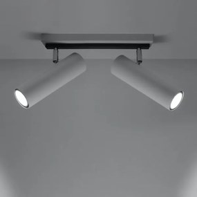 Faretto DIREZIONE 2xGU10/40W/230V bianco