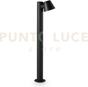 Gas paletto estreno ip43 1 luce attacco gu10 nero