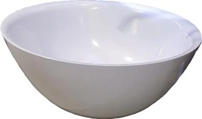 Antonio Lupi Servotondo Lavabo Tondo 50 Cm In Ceramilux Bianco