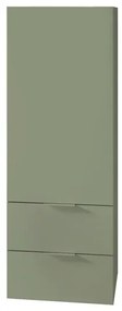 Colonna bagno sospesa 110 cm salvia opaco con anta e cassetti Matisse