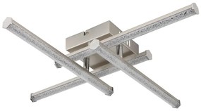 Globo 67346-24 - Plafoniera LED KIRINA LED/24W/230V 4000K cromo opaco