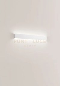 Applique in alluminio verniciato bianco way biemissione led 30w 300...