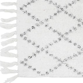 Tappetino per il bagno bianco 50x80 cm Latika – douceur d'intérieur