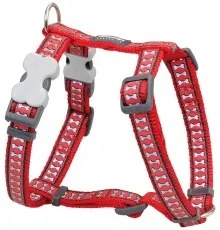 Imbracatura per Cani Red Dingo Osso Riflettente 25-39 cm Rosso