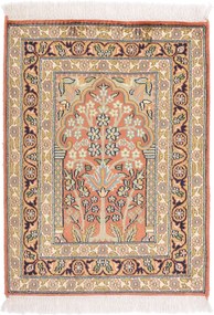 Cashmere Silk Tappeto 50 x 60 (Indian) Annodato A Mano