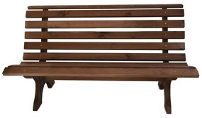 Panchina da giardino in legno marrone Retro - Rojaplast