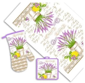 Set cucina LEVANDULE 3 pezzi