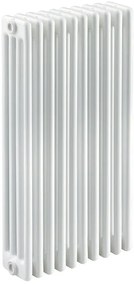 Radiatore acqua calda EQUATION Comby in acciaio 4 colonne, 10 elementi, interasse 813 mm, bianco
