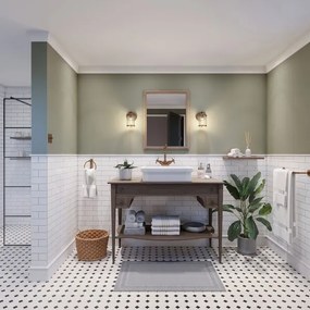 Quintiesse QN-ASHLANDBAY1-NBR-BATH-Applique da parete per esterni ASHLAND BAY 1xE27/60W/230V IP44